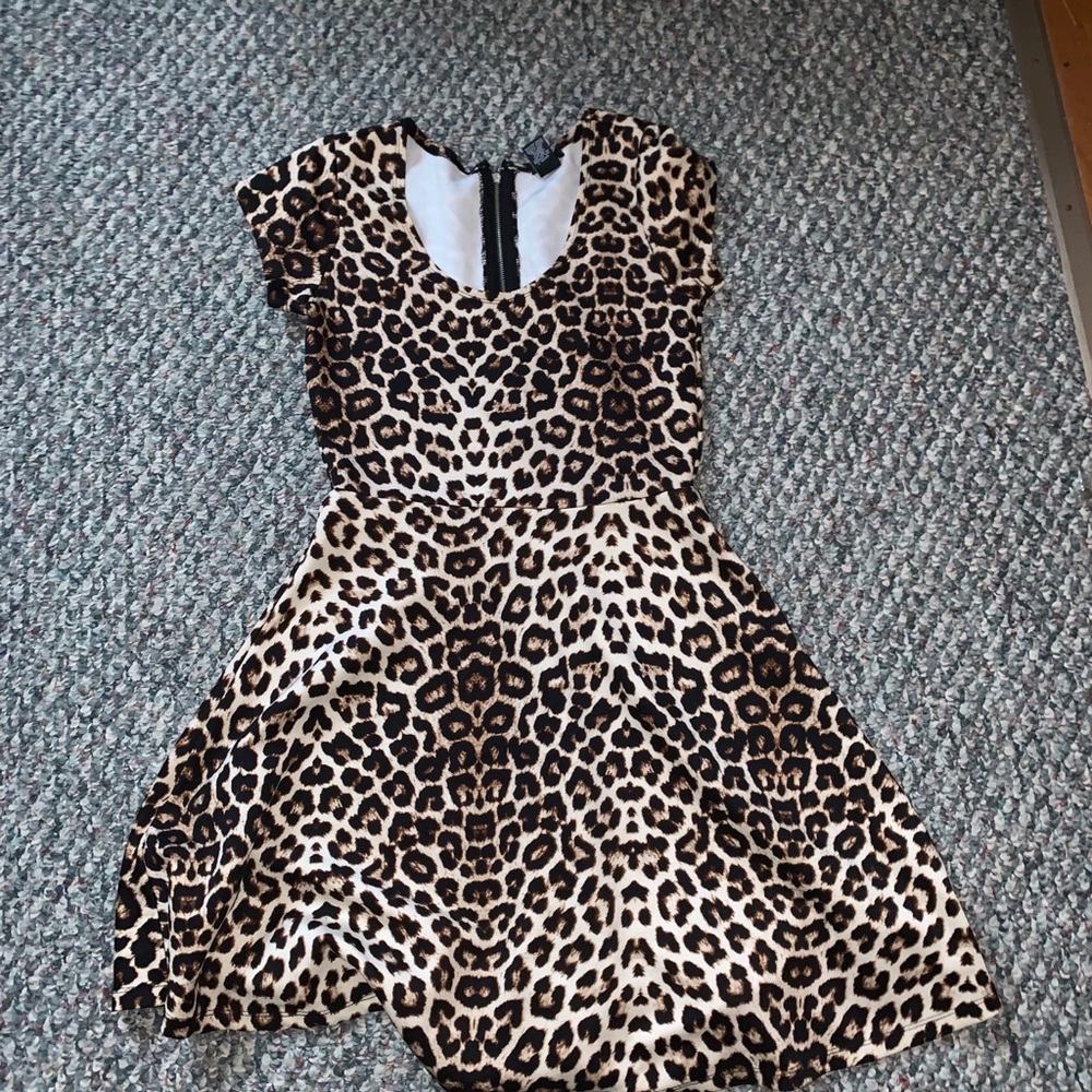 Cheetah print dress
